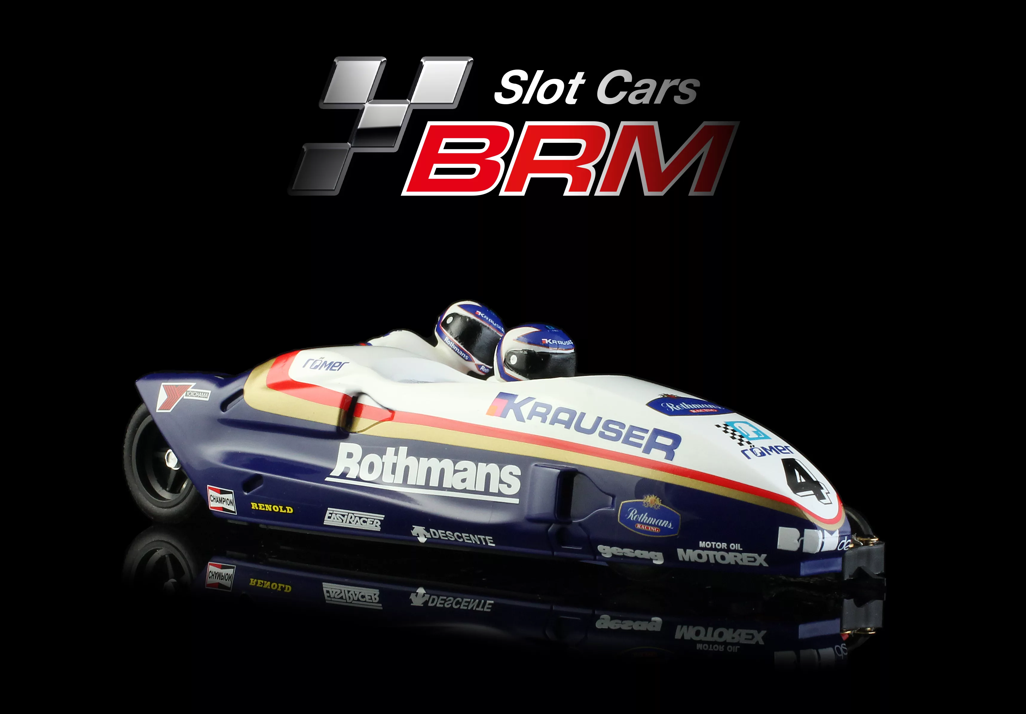 BRMSDC03  SIDECAR TTM/BEO-YAMAHA – FIM SIDECAR WORLD CHAMPIONSHIP 1978 – ROTHMANS #4 – Biland/Williams